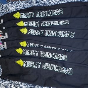 "Merry Grinchmas" Juniors Black Joggers - The Grinch Dr. Seuss (NWOT)